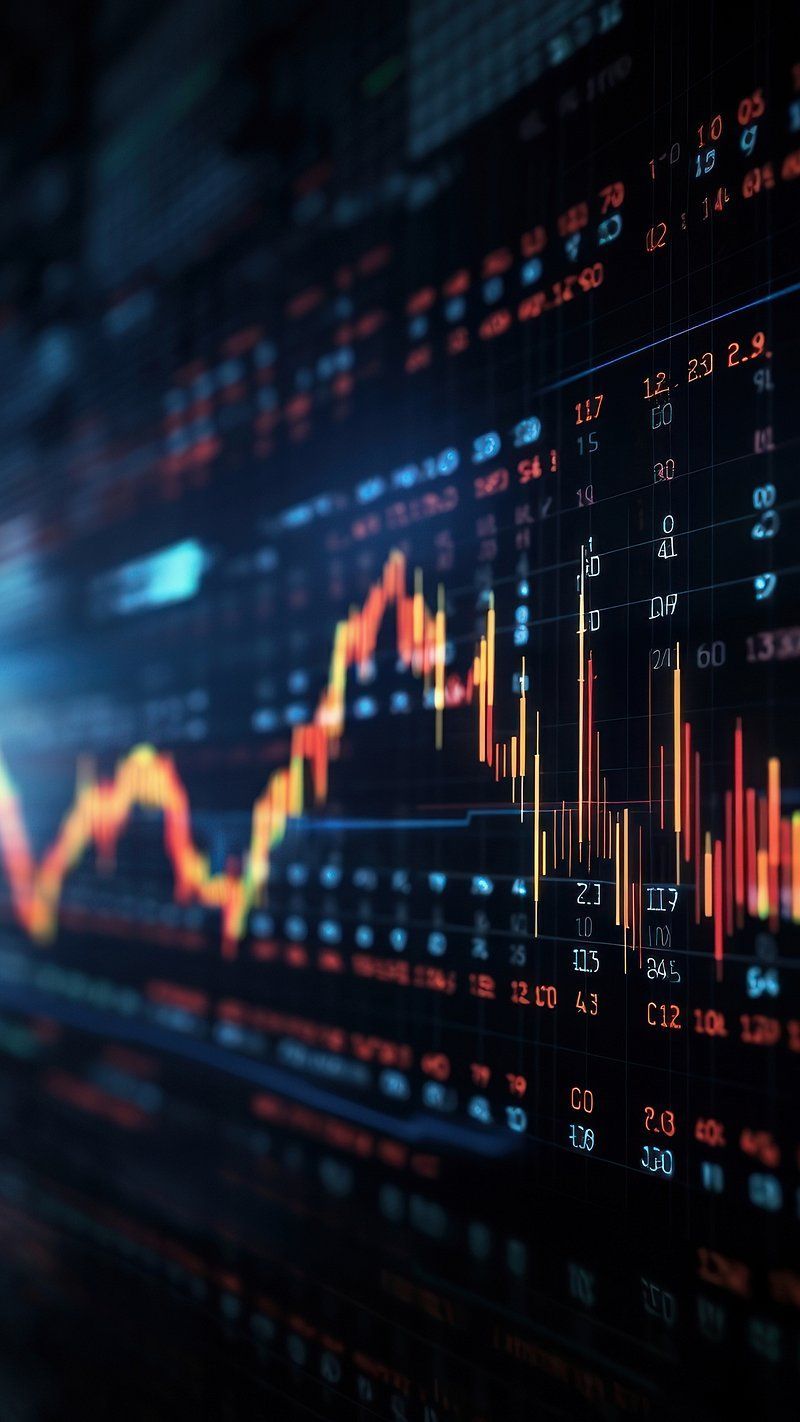800x1422 Stock Market Chart Image Wallpaper