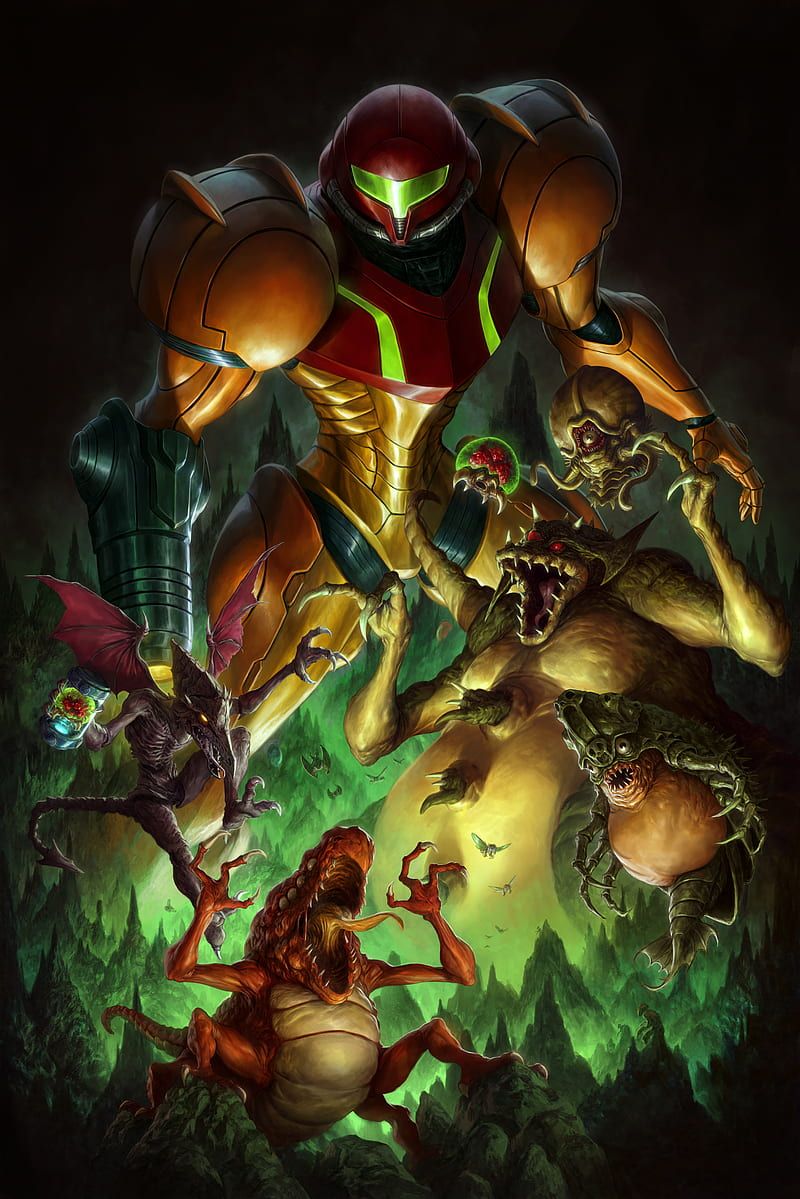 800x1199 Game poster, Samus Aran, Metroid, HD phone wallpaper