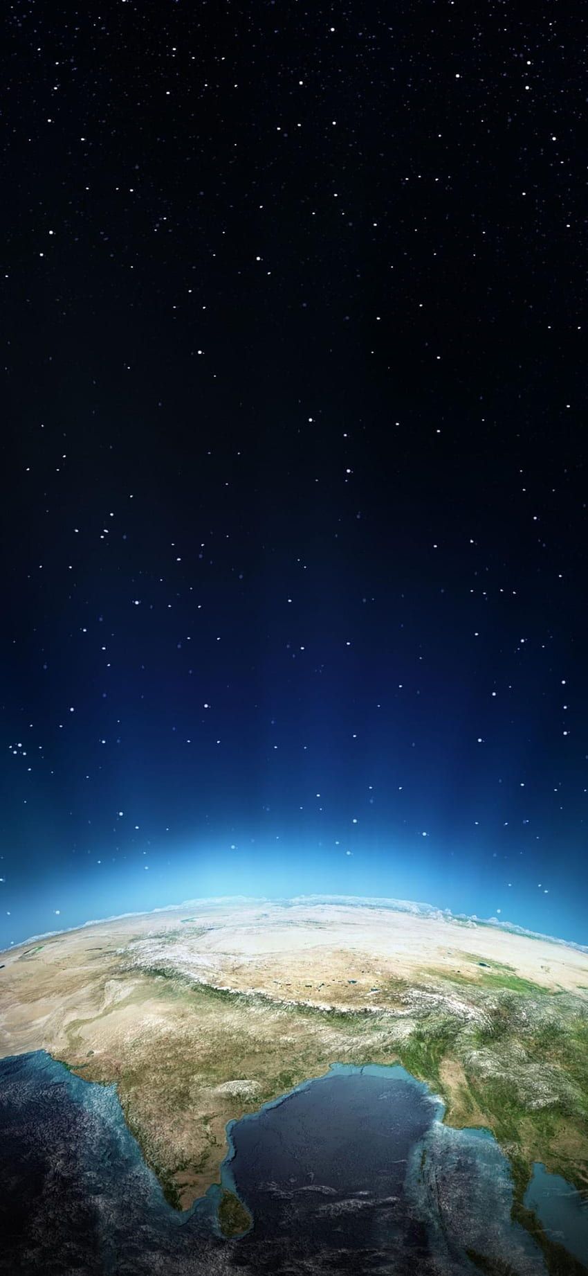 850x1842 Sky india, earth HD phone wallpaper