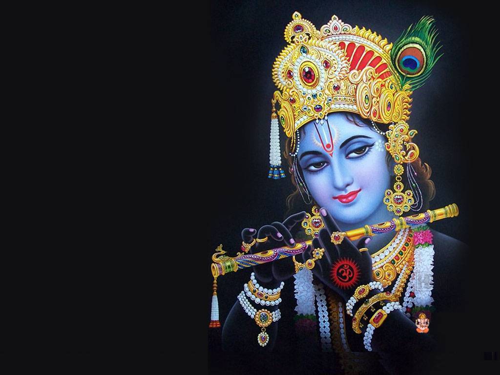 1024x768 Hình nền Bhakti Hình nền 3D Hình nền Bhakti Chúa tể Krishna Hình nền