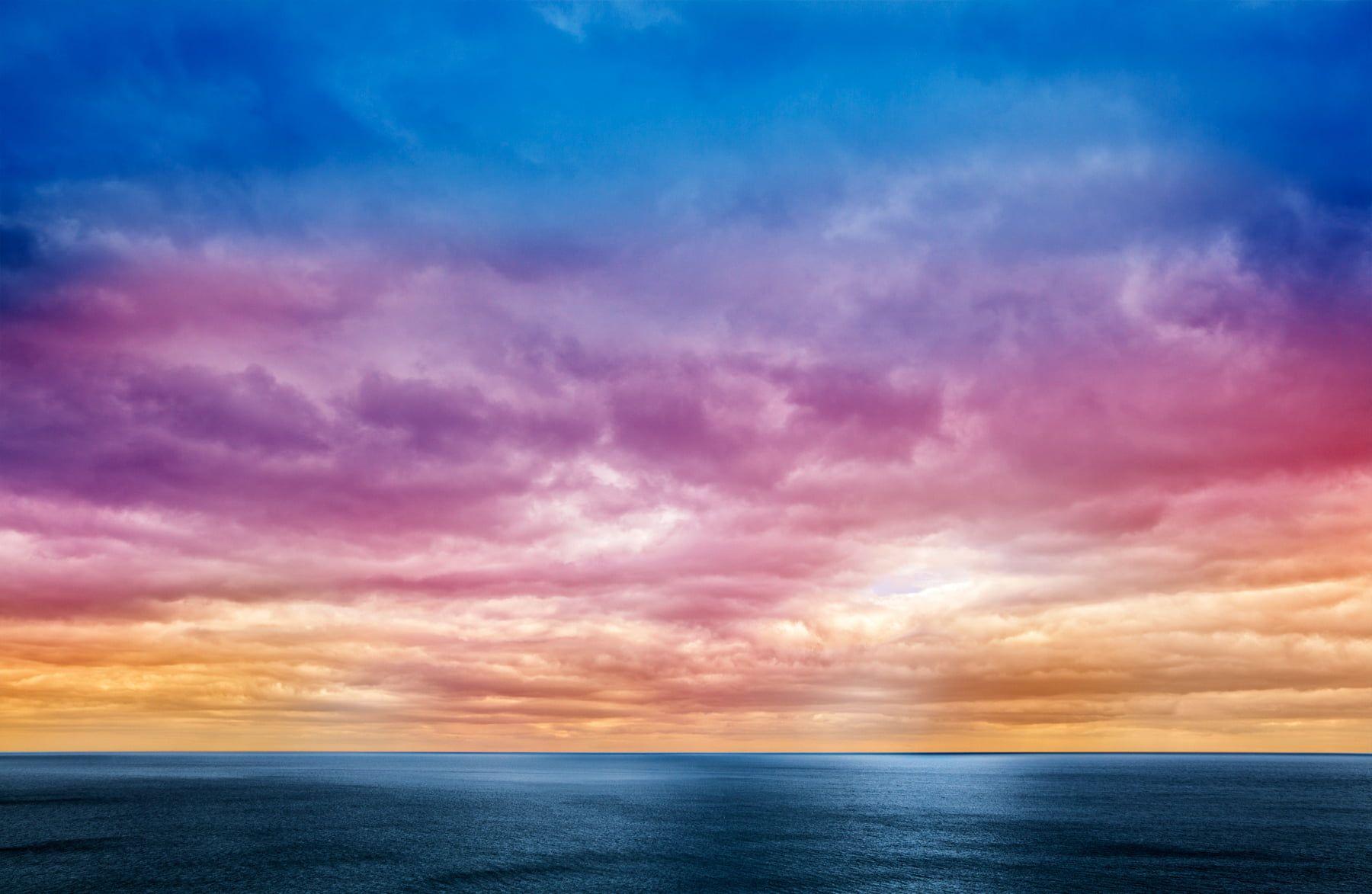 Hình nền HD 1800x1173 Phong cảnh Mây màu Cầu vồng.  Hình nền