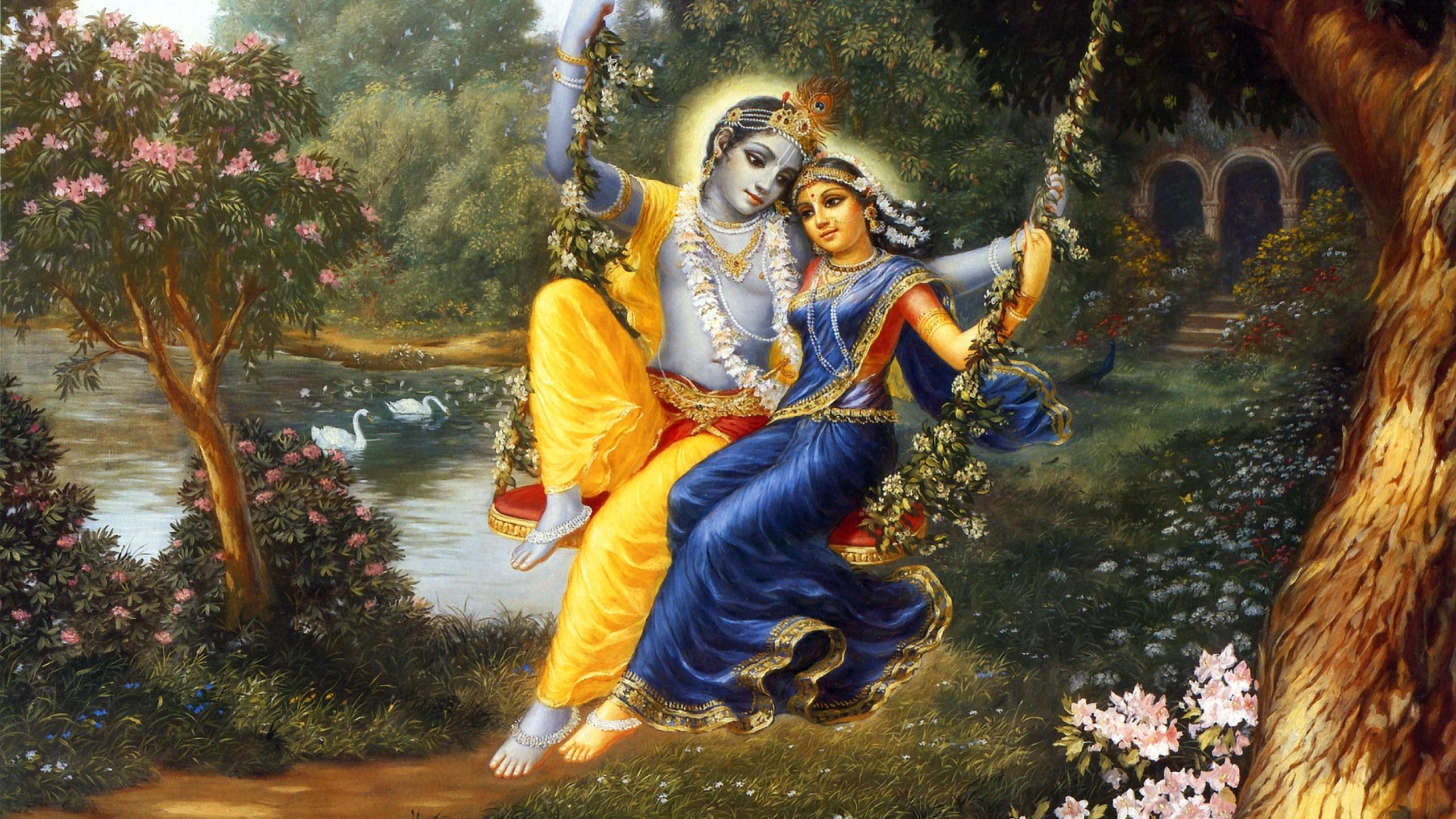 Krishna And Radha Wallpapers - Top Free Krishna And Radha Backgrounds -  WallpaperAccess