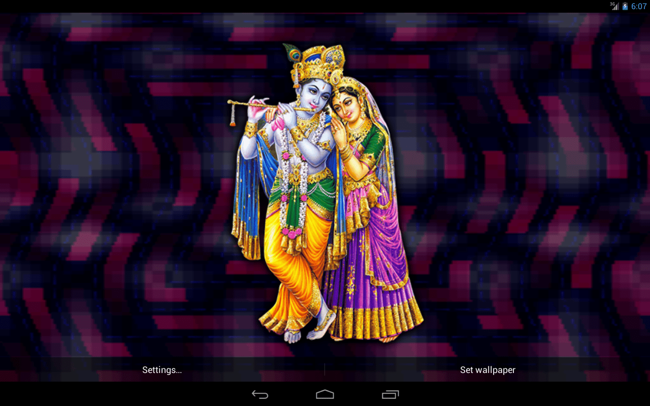 1280x800 Radha Krishna Hình nền 3D Apk