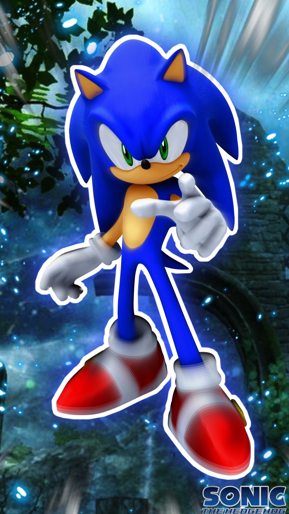 1152x2048 Digital Shade (RIP Toriyama) on X: Free To Use. Sonic The Hedgehog (2006) Wallpaper / X