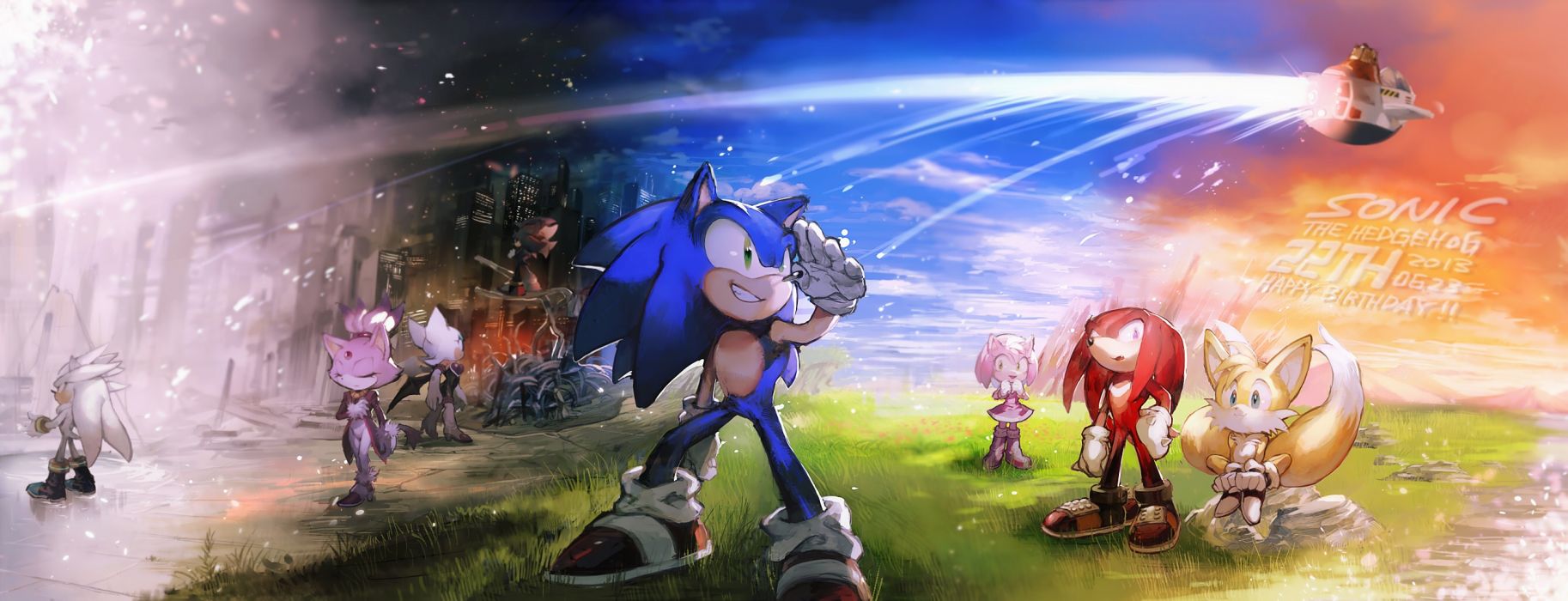 1826x700 Sonic2006 Wallpaper
