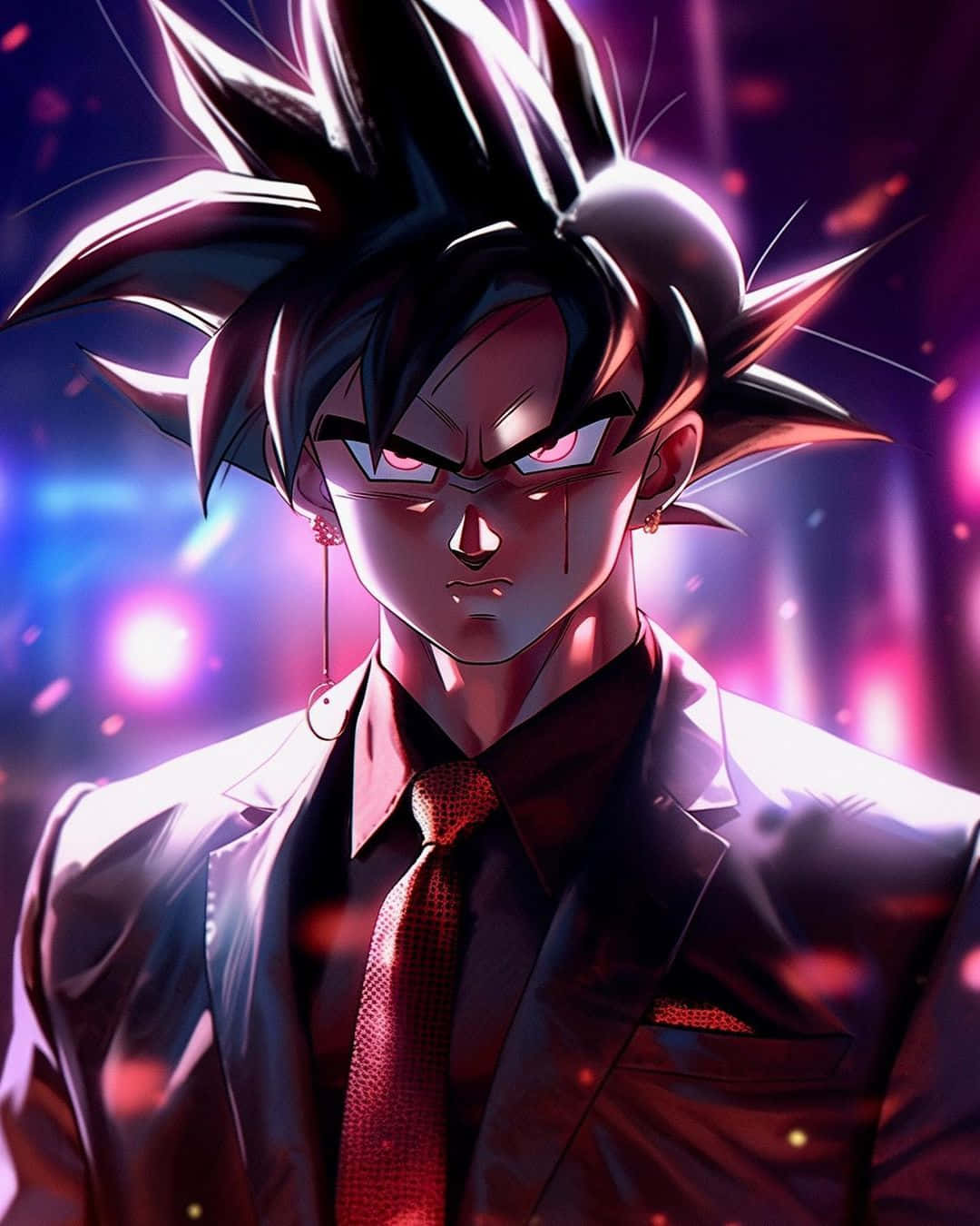 1080x1350 Download Gangster Goku Anime Artwork Wallpaper