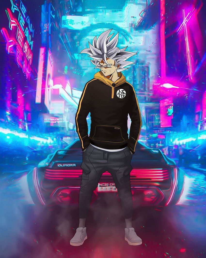 850x1063 Gangster Ball Z ideas in gangster goku HD phone wallpaper