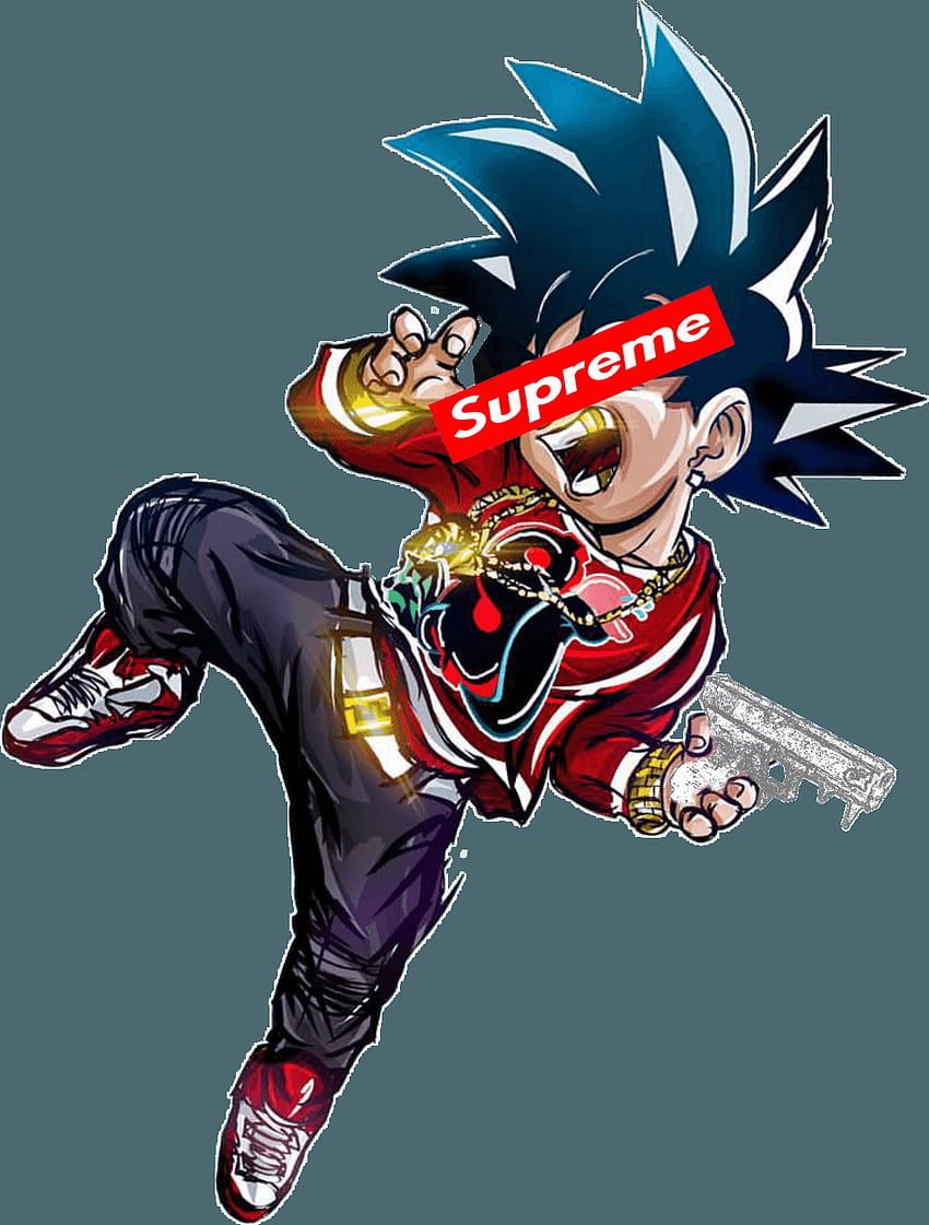 850x1121 Gangster drawing dragon ball z ., goku hypebeast HD phone wallpaper