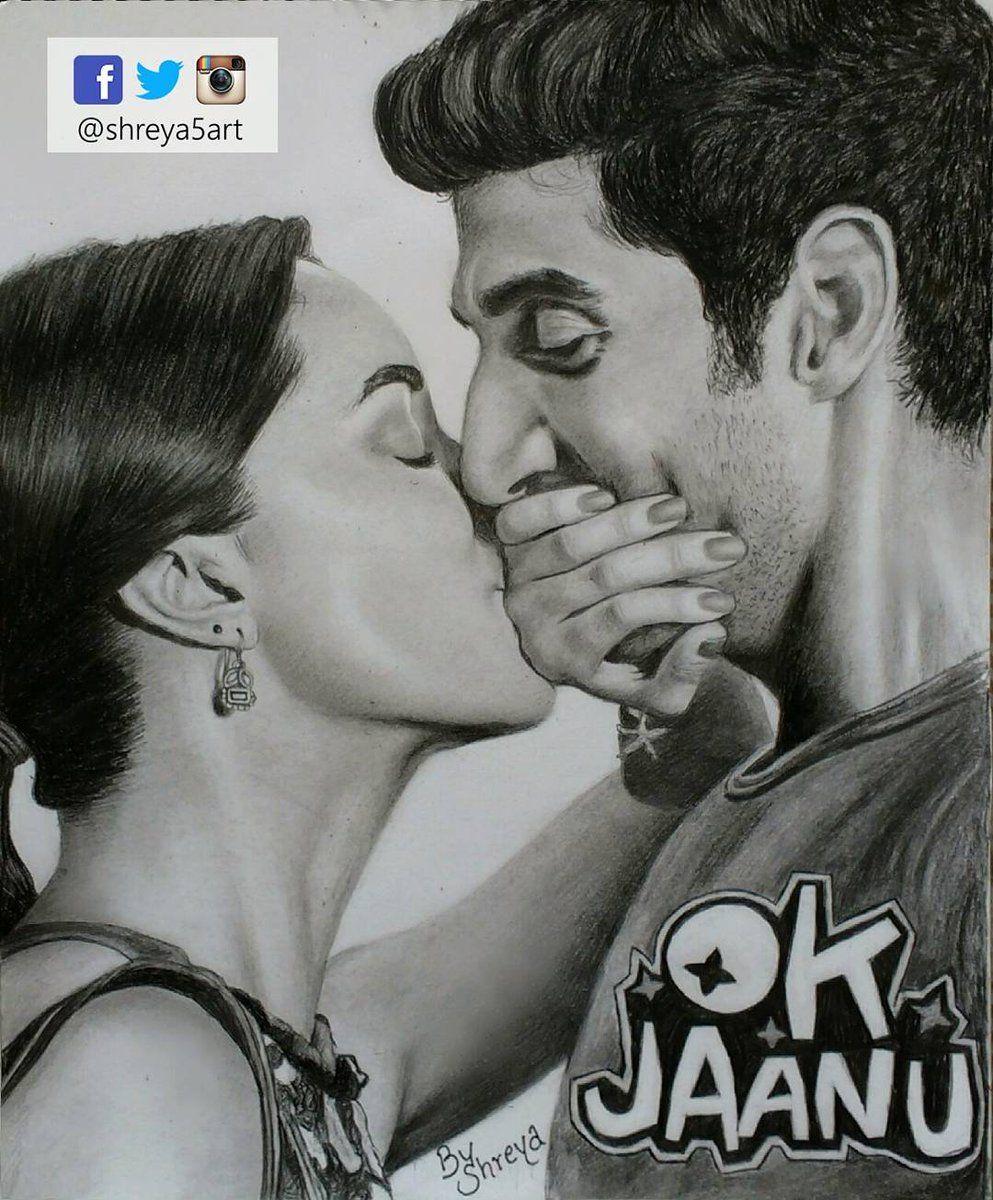 993x1200 Ok Jaanu Movie Review Jaanu Drawing Wallpaper