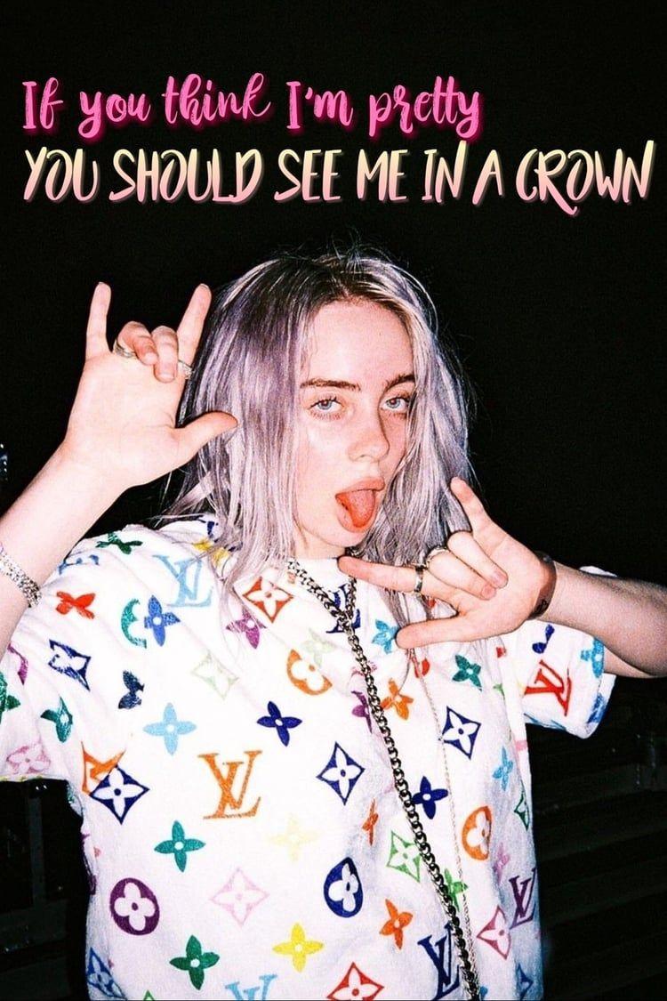 Billie Eilish You Should See Me In A Crown Wallpapers Top Free Billie Eilish You Should See Me In A Crown Backgrounds Wallpaperaccess