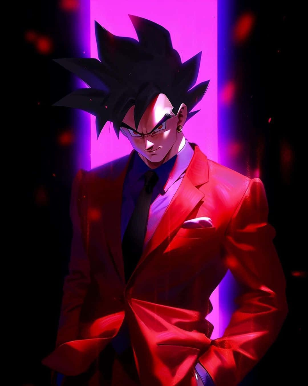 1080x1350 Download Gangster Gokuin Red Suit Wallpaper