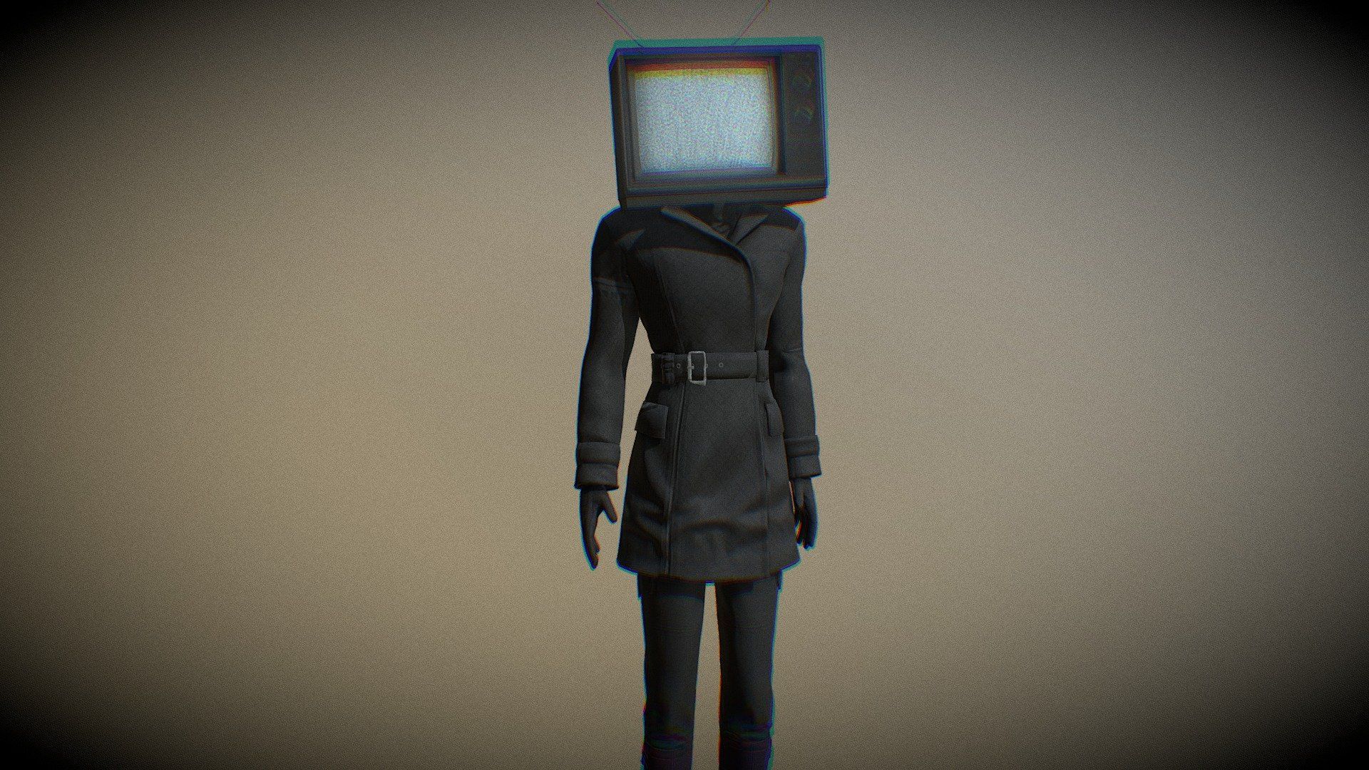 1920x1080 Tv woman Free 3D model by Plunger X [7a0c982]