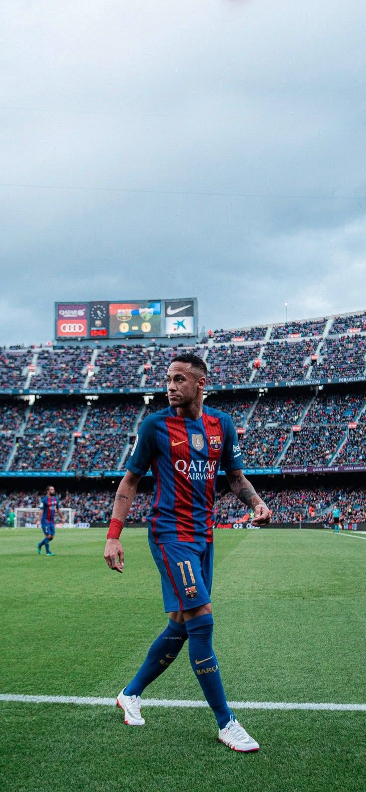 736x1594 4k Wallpaper Neymar Jr Fc Barcelona 2017