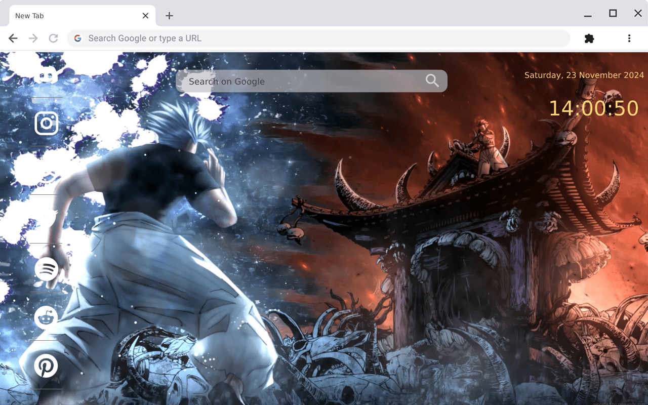 1280x800 Live Wallpaper: Gojo Vs Sukuna Domain Clash Kaisen Web Store