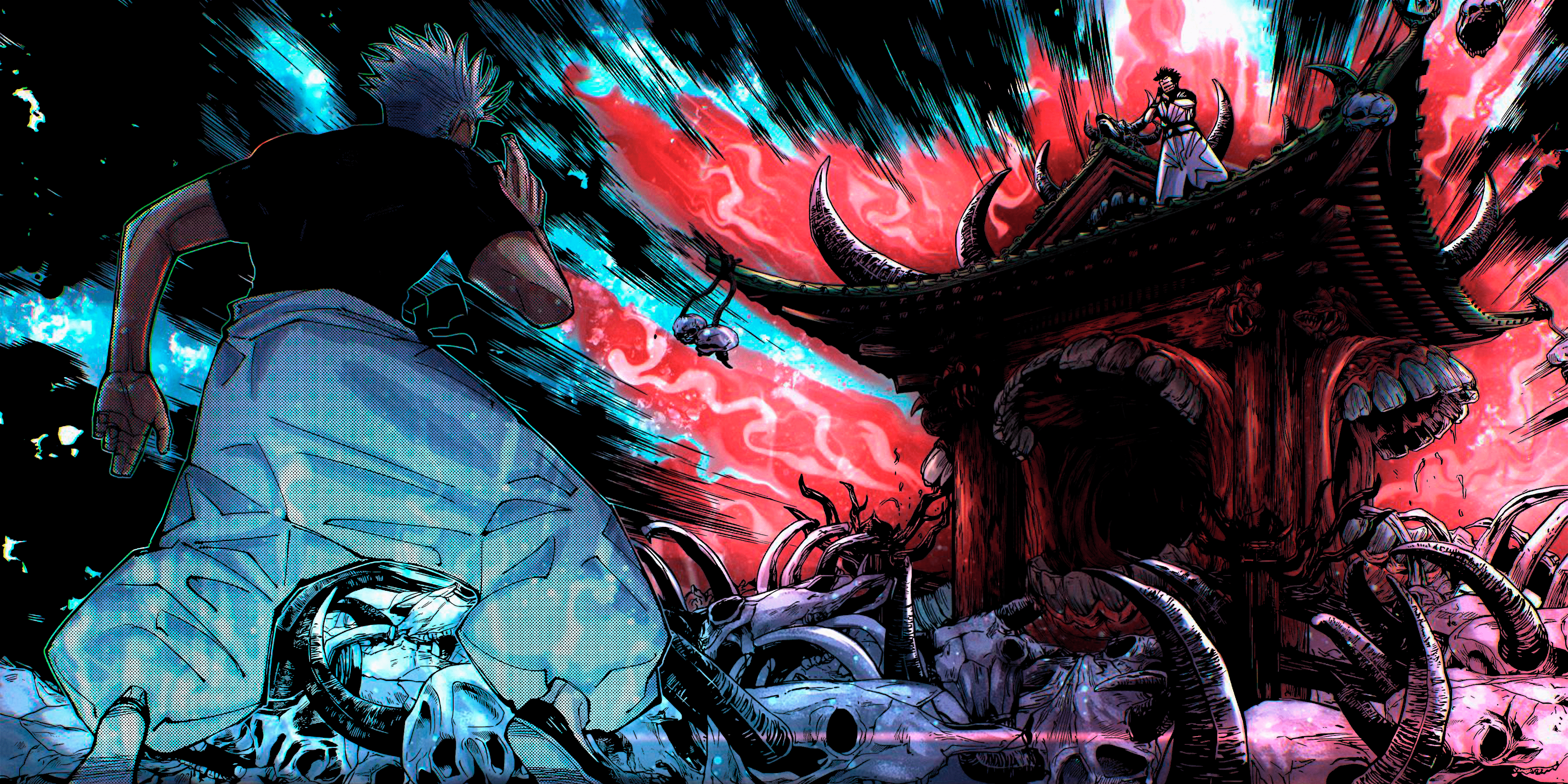 Gojo And Sukuna Domain Clash Wallpapers Top Free Gojo And Sukuna 