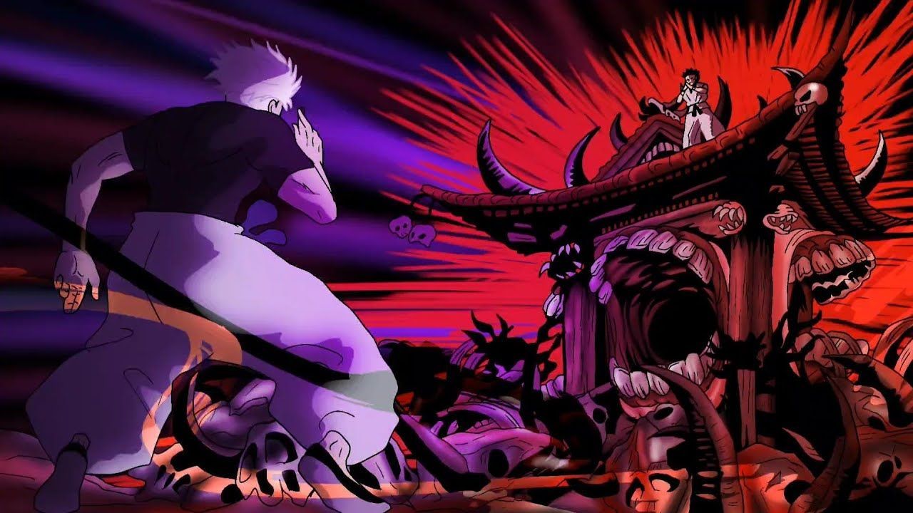 1280x720 GOJO vs SUKUNA. JJK Animation Part 2
