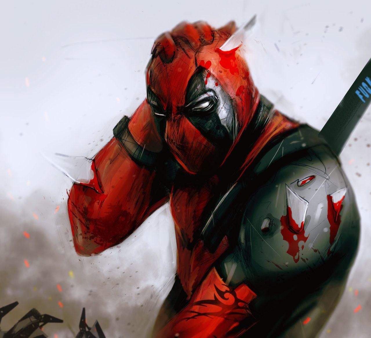 1280x1166 Deadpool wallpaper