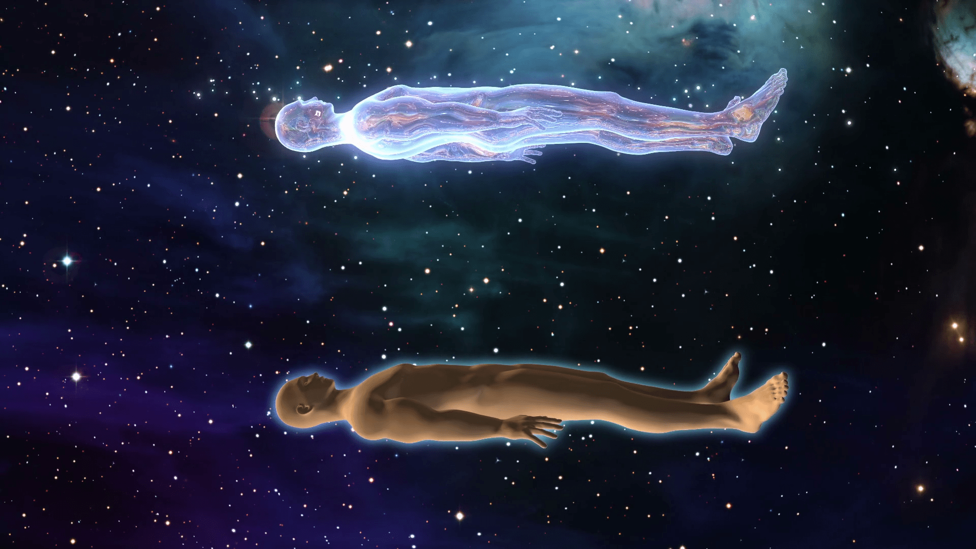 1920x1080 Soul Leaving Human Body Version 3 Spirit Ghost Levitating Out of a Human Body Astral Projection Remote Viewing Out of Body Experience Full HD 1920 X 1080