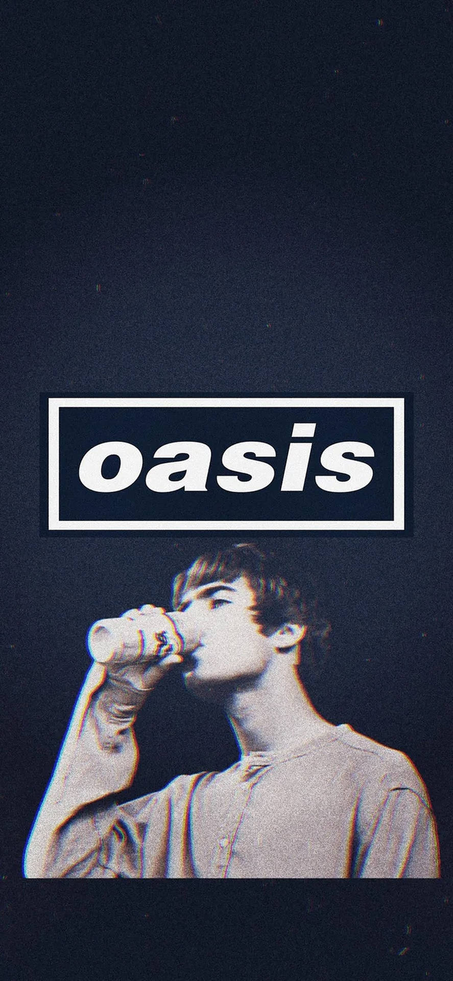 887x1920 Download Oasis Band Liam Wallpaper