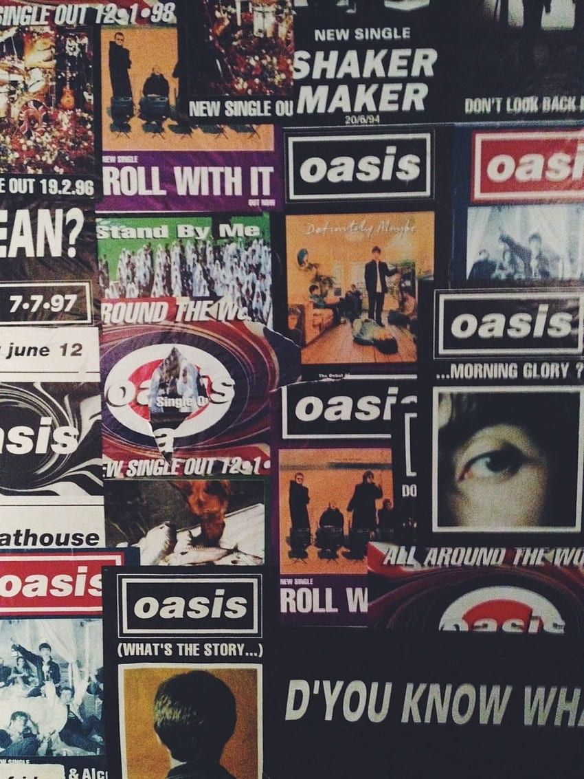850x1133 Live Forever. Oasis band, Oasis album, Music collage, Oasis Logo HD phone wallpaper
