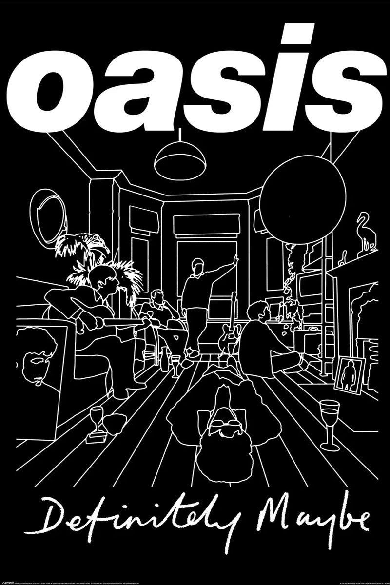 800x1200 Oasis Definitely Maybe Art Maxi Poster