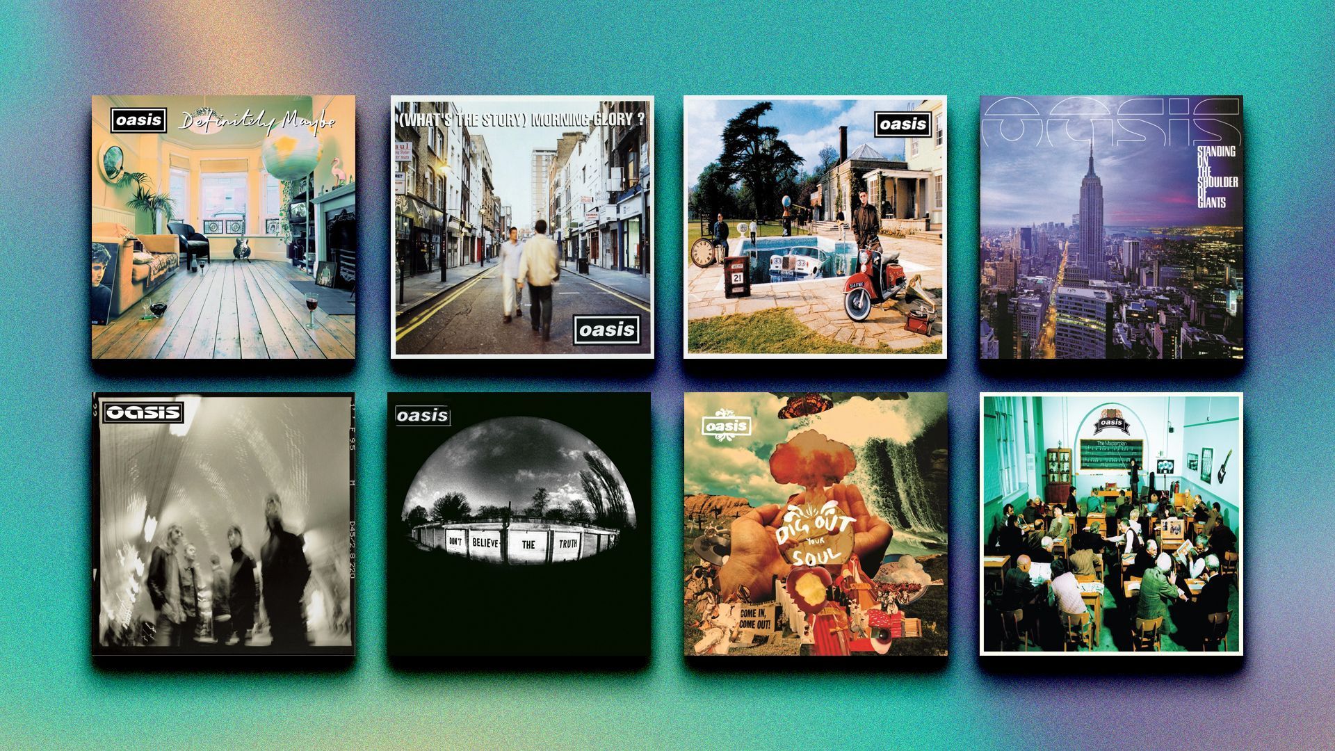 1920x1080 All 8 Oasis albums, ranked