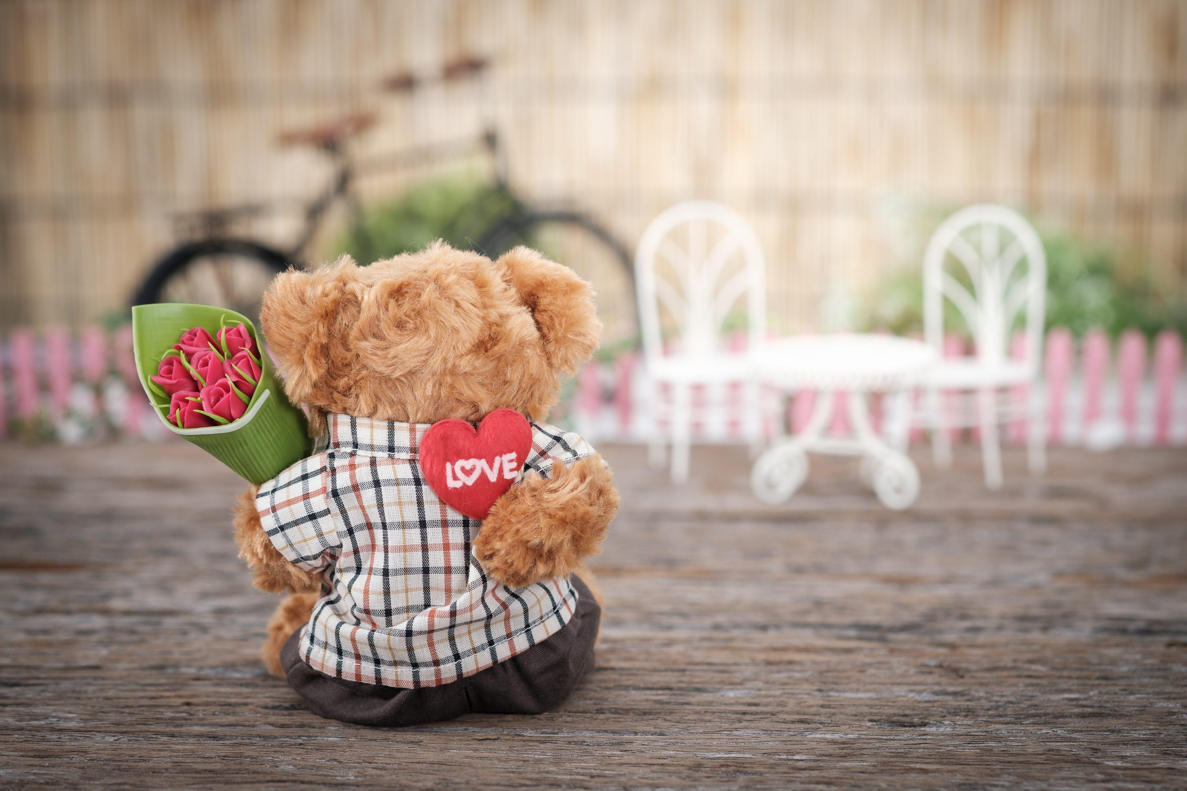 Flower Teddy Bear Wallpapers - Top Free Flower Teddy Bear Backgrounds