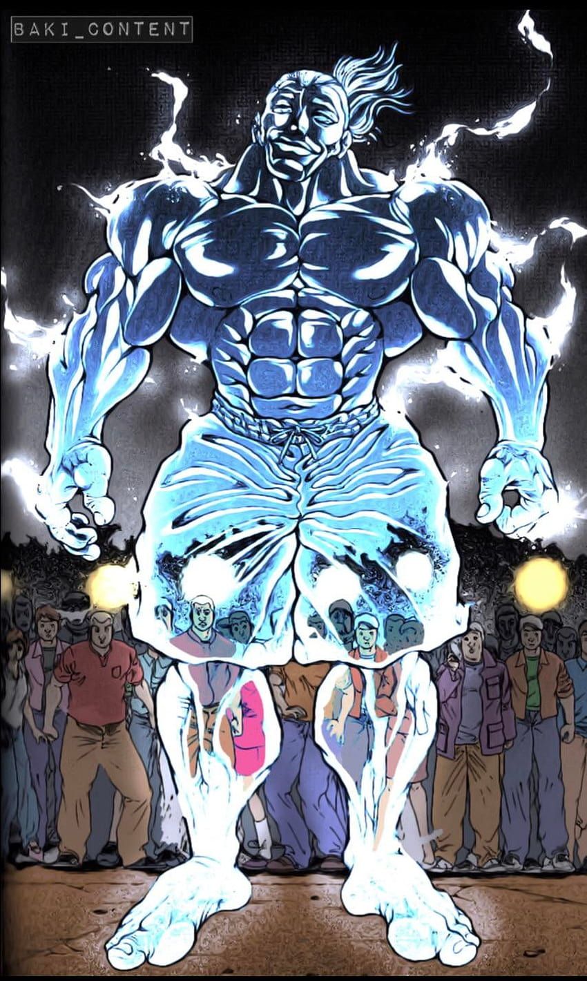 850x1420 Yuichiro Hanma HD phone wallpaper
