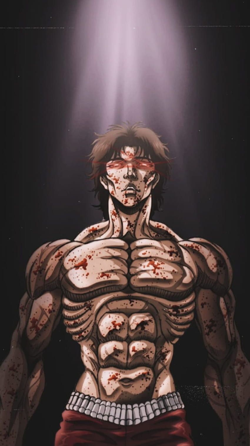850x1511 Yujiro Hanma, yuichiro hanma HD phone wallpaper