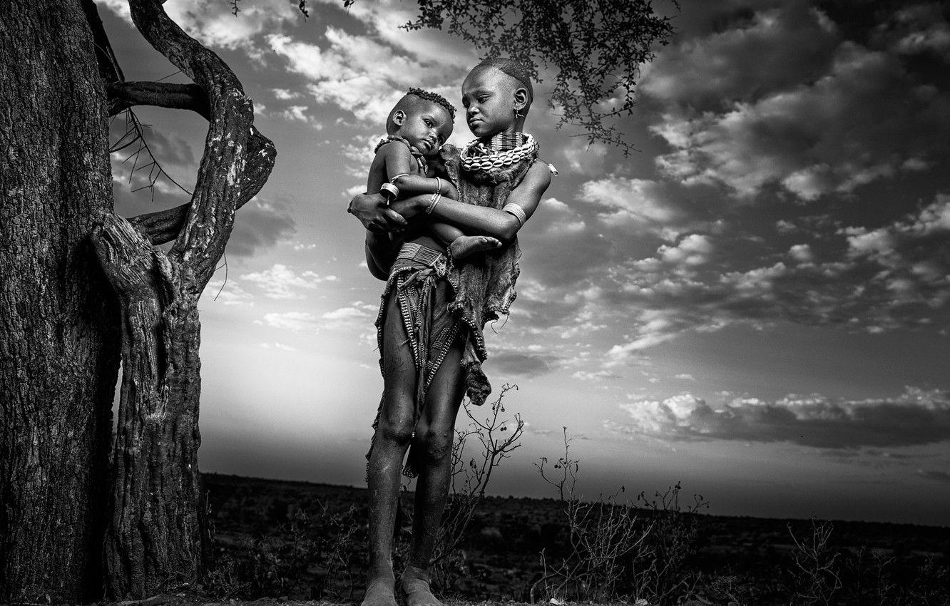 1332x850 Wallpaper children, Africa, Ethiopia image for desktop, section разное