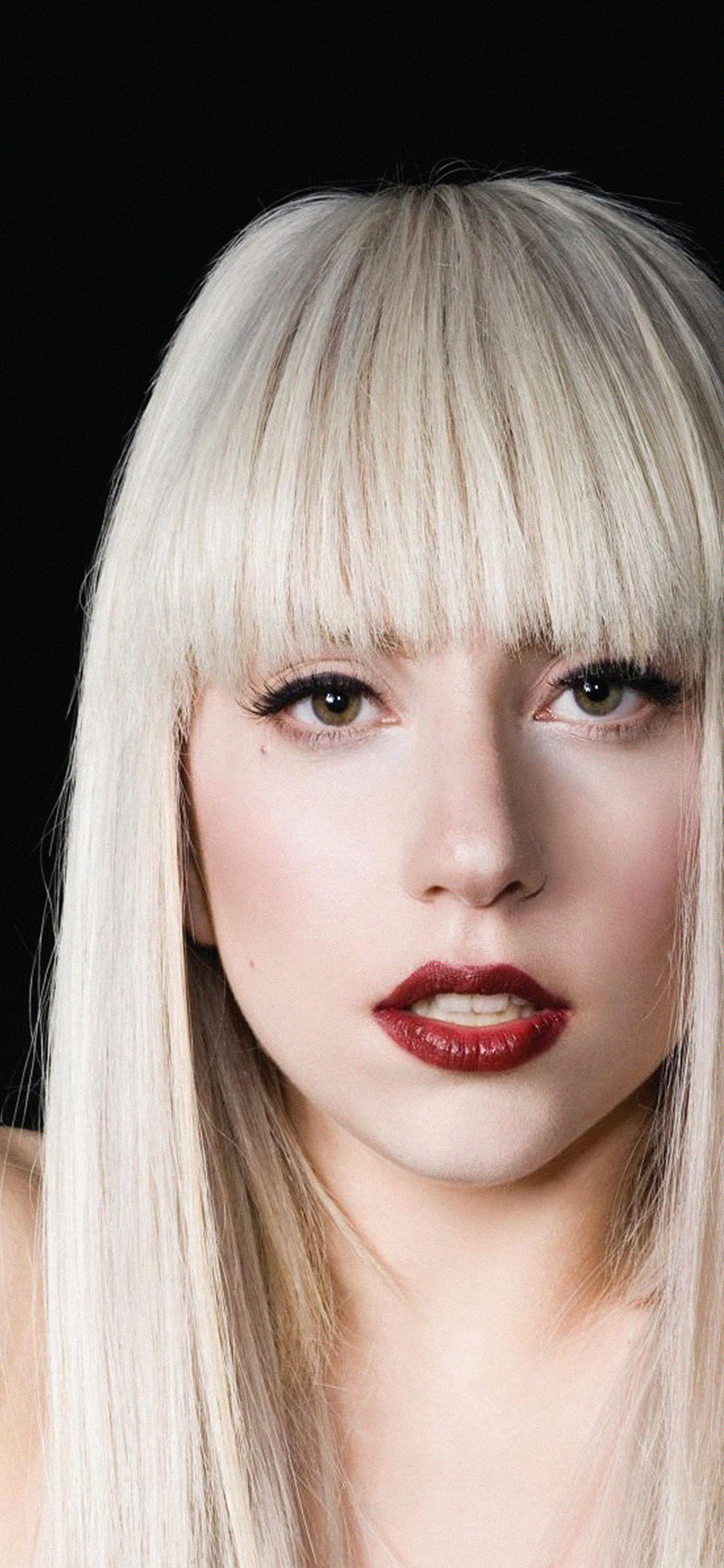 1125x2436 iPhoneXpapers gaga pose music