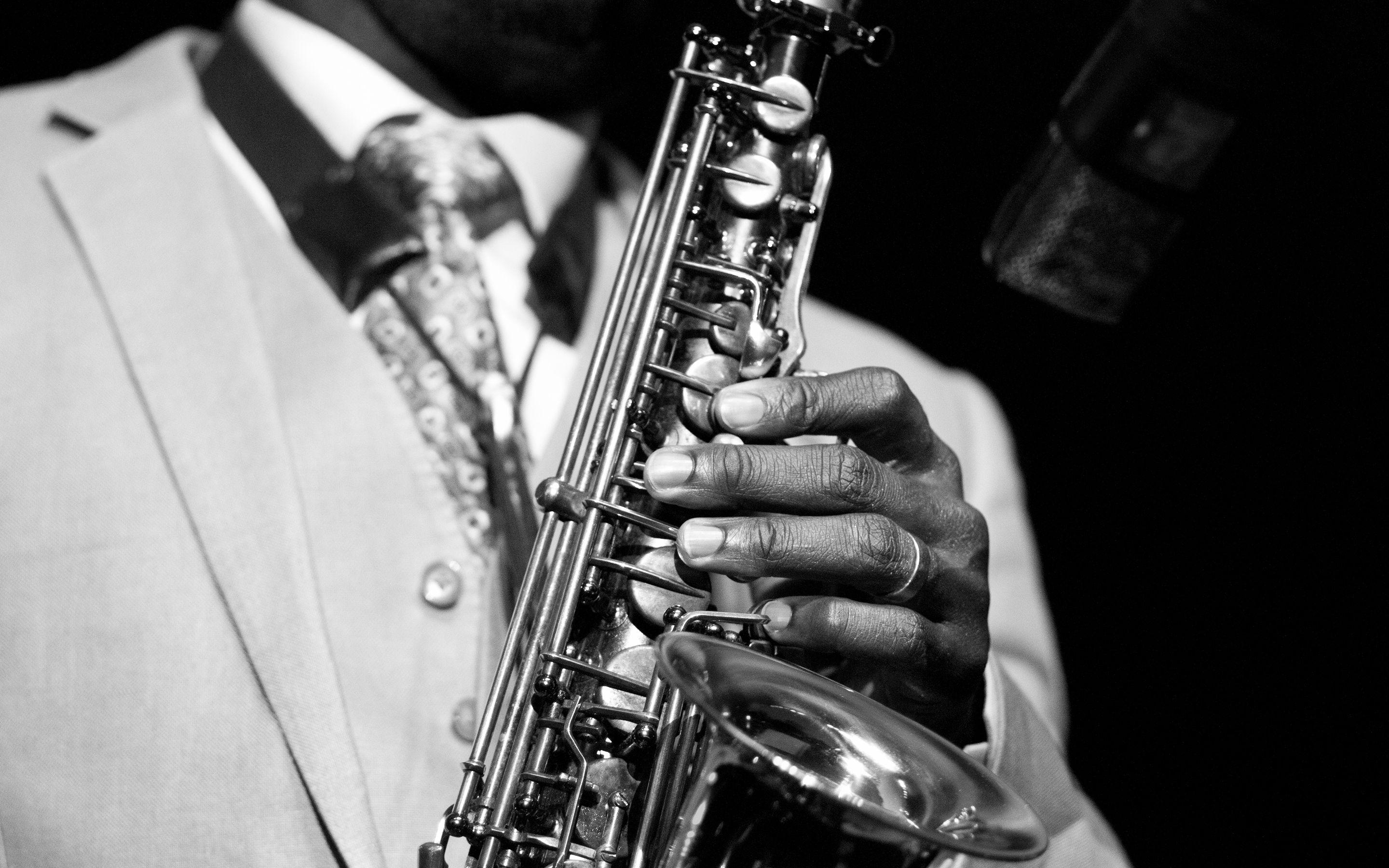 2880x1800 Jazz Saxophone Wallpaper HD