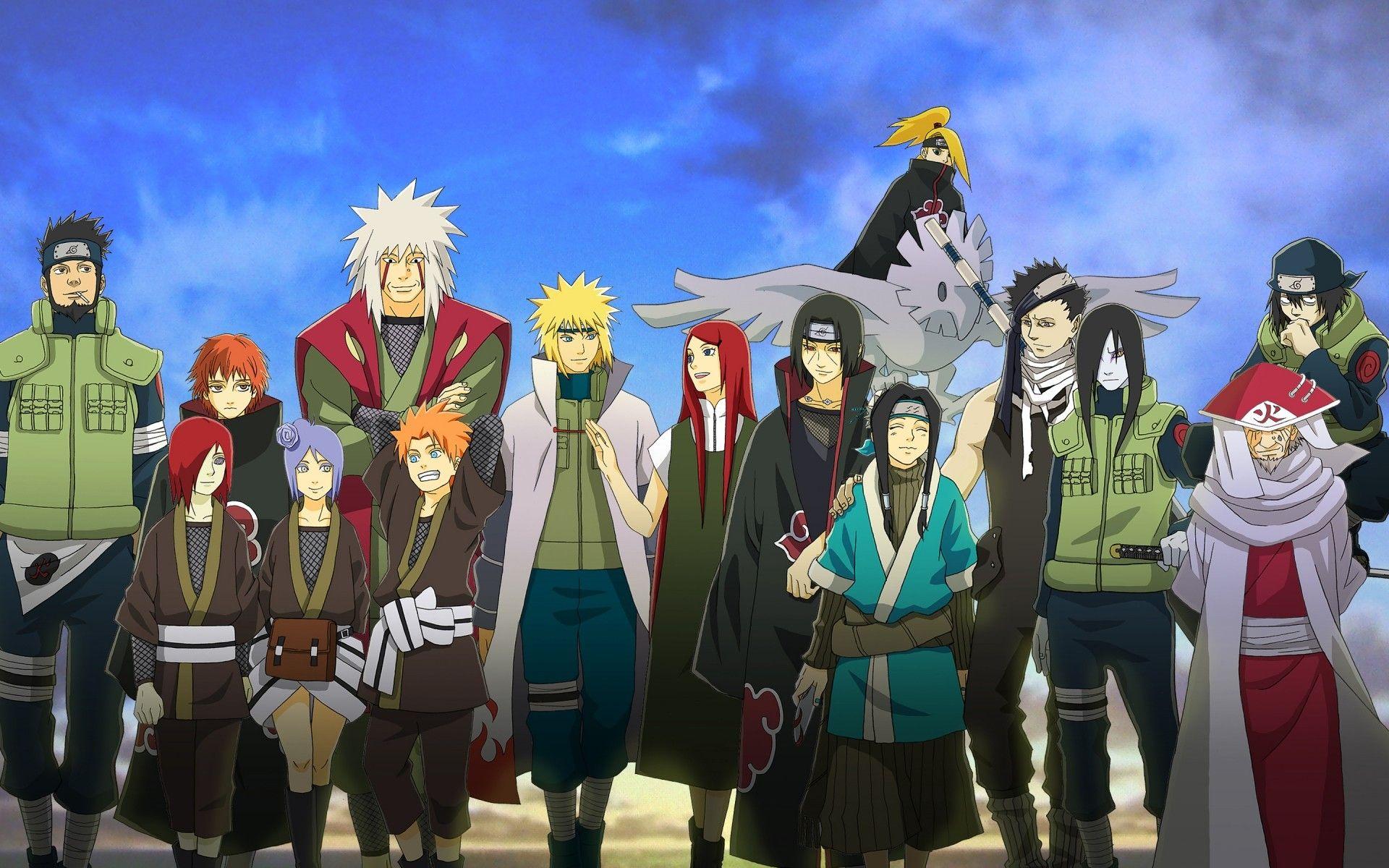 1920x1200 Naruto Friends