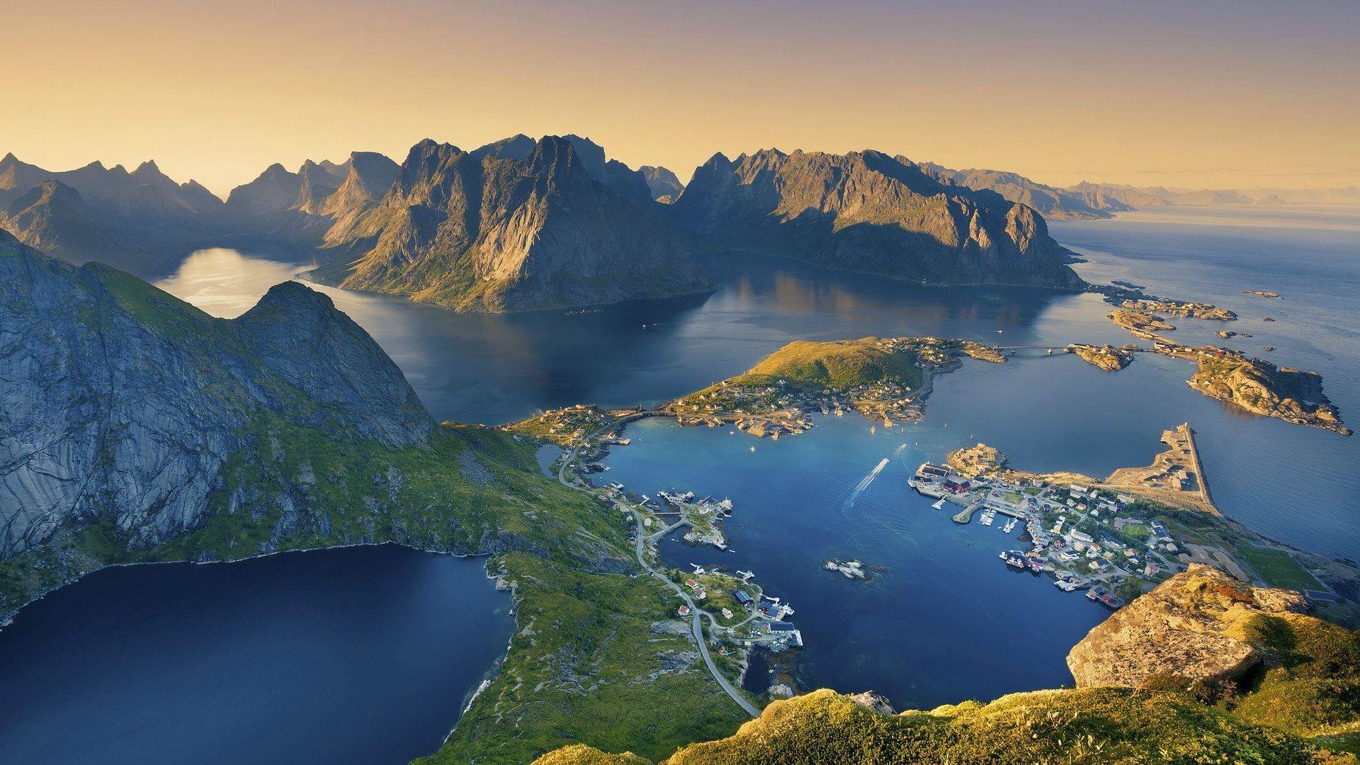 1920x1080 Lofoten Islands Norway HD wallpaper
