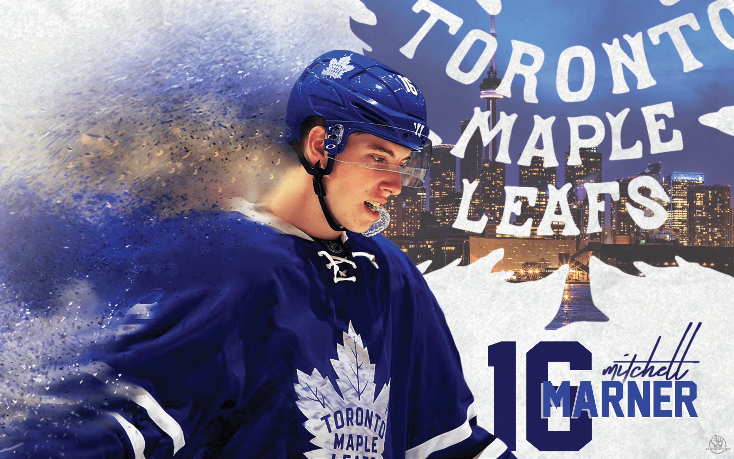 Marner has always been my favorite Leaf of this era so I made a wallpaper,  enjoy! : r/leafs