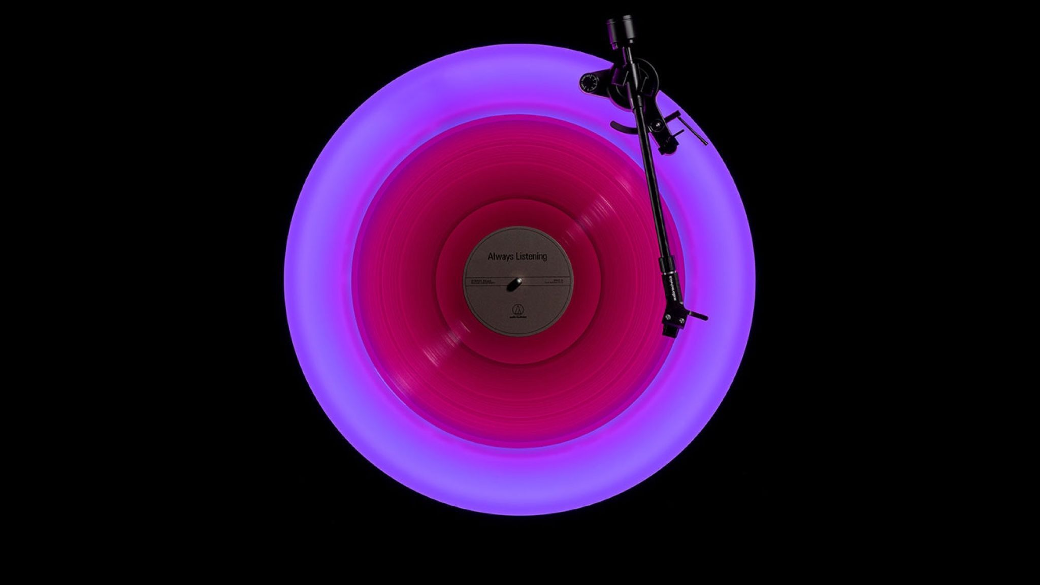 2048x1152 Audio Technica's New Glowing, Floating Turntable Is As Cool As It Is Strictly Limited Edition
