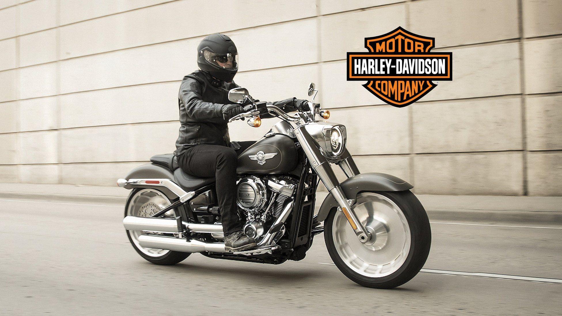 harley davidson fatboy hd wallpaper