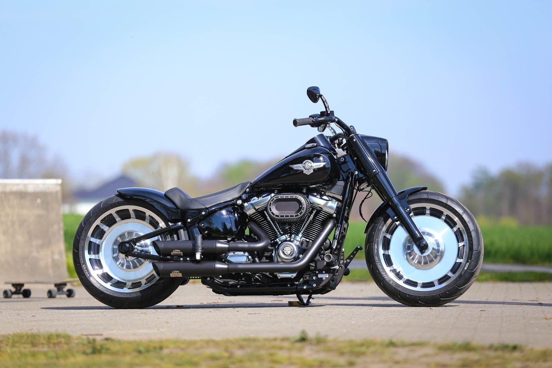 harley davidson fat boy wallpaper