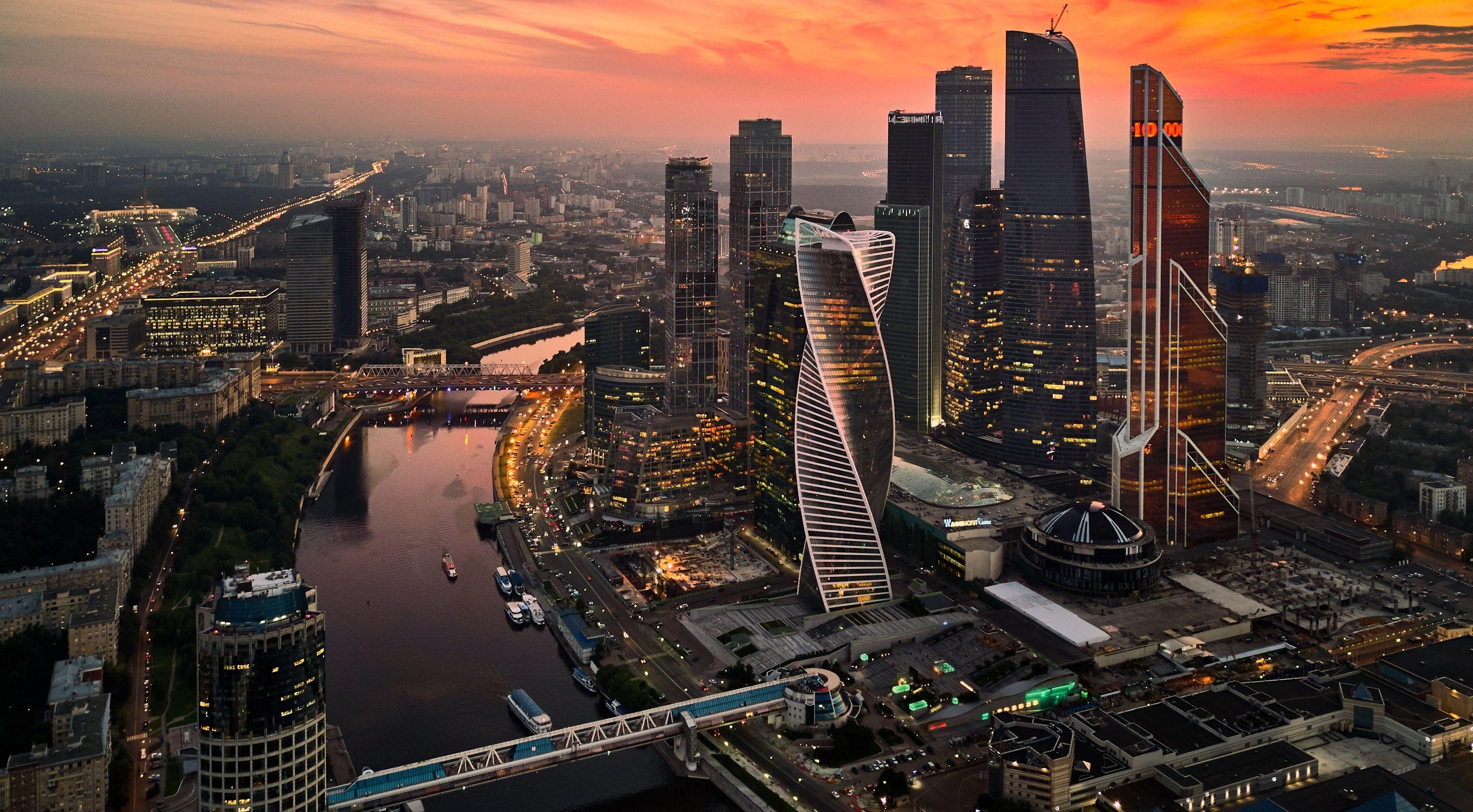 Москва фото города сверху