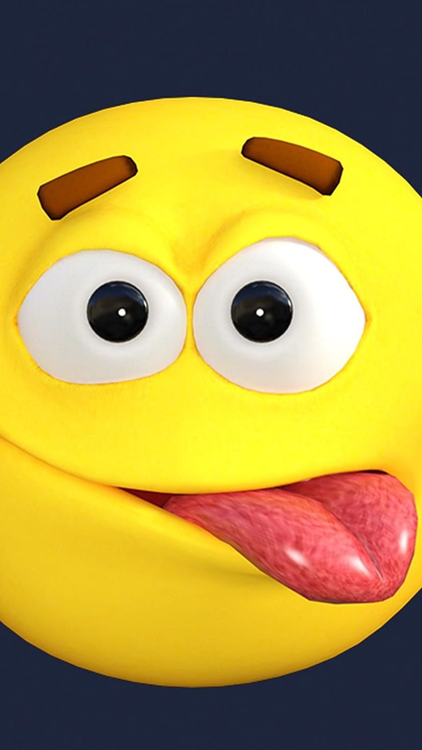 850x1511 Emoji, Tongue Out, face HD phone wallpaper