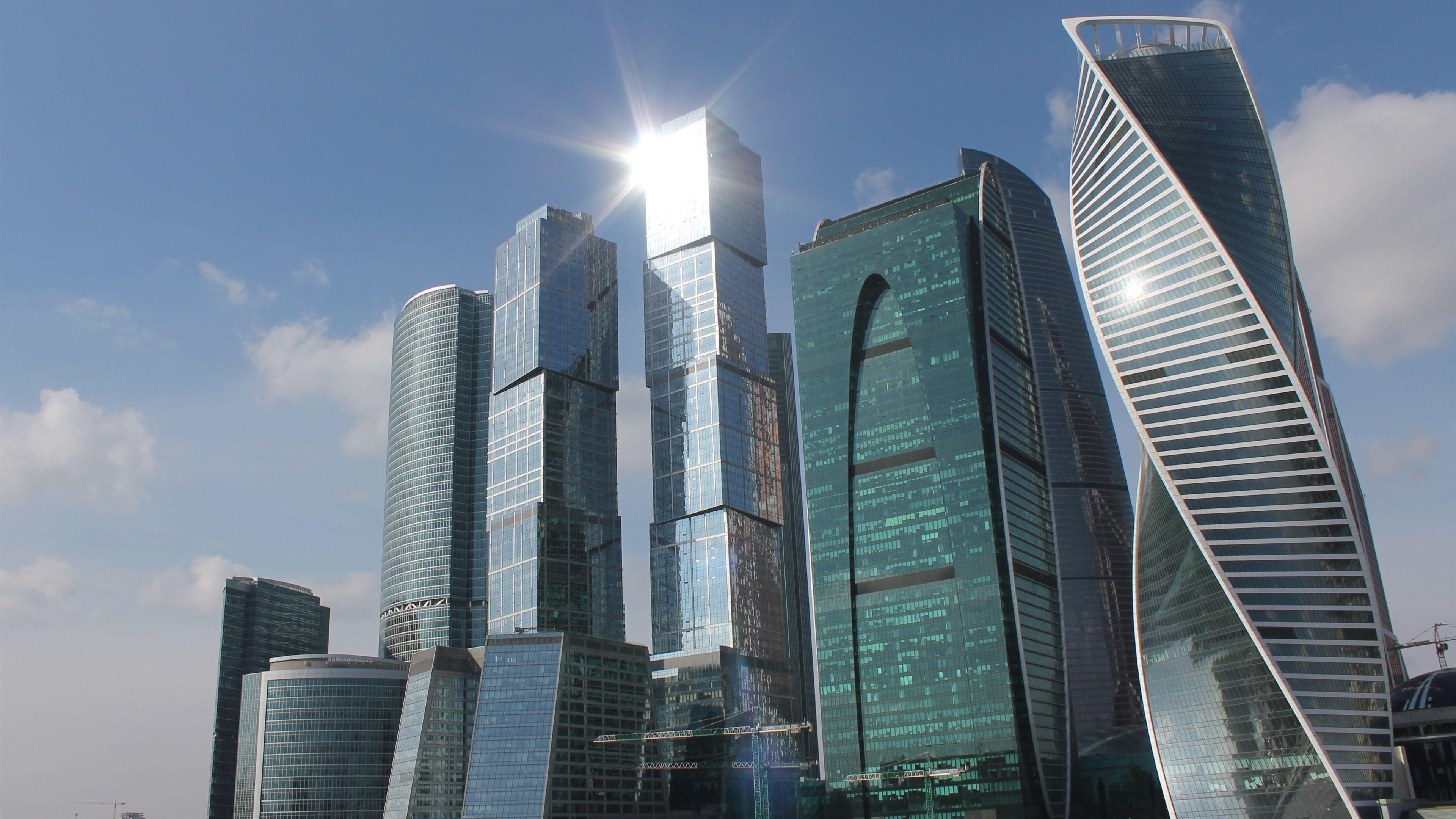 3840x2160 Wallpaper Moscow, city, skyscrapers, Russia 3840x2160 UHD 4K