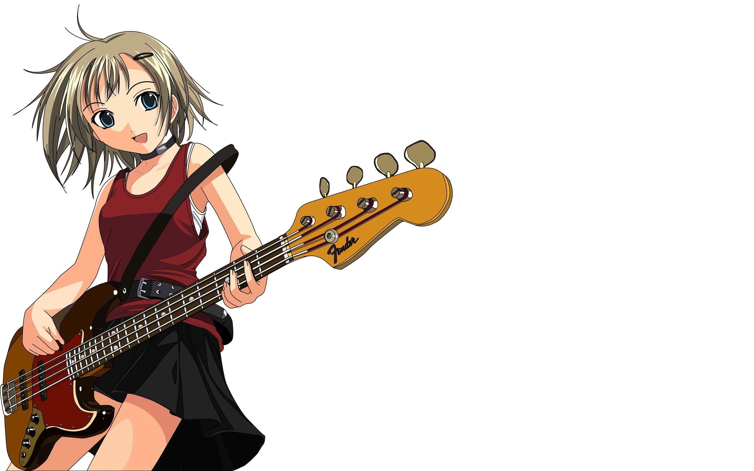 Anime The Girl With A Guitar Ultra HD Desktop Background Wallpaper for 4K  UHD TV : Widescreen & UltraWide Desktop & Laptop : Tablet : Smartphone