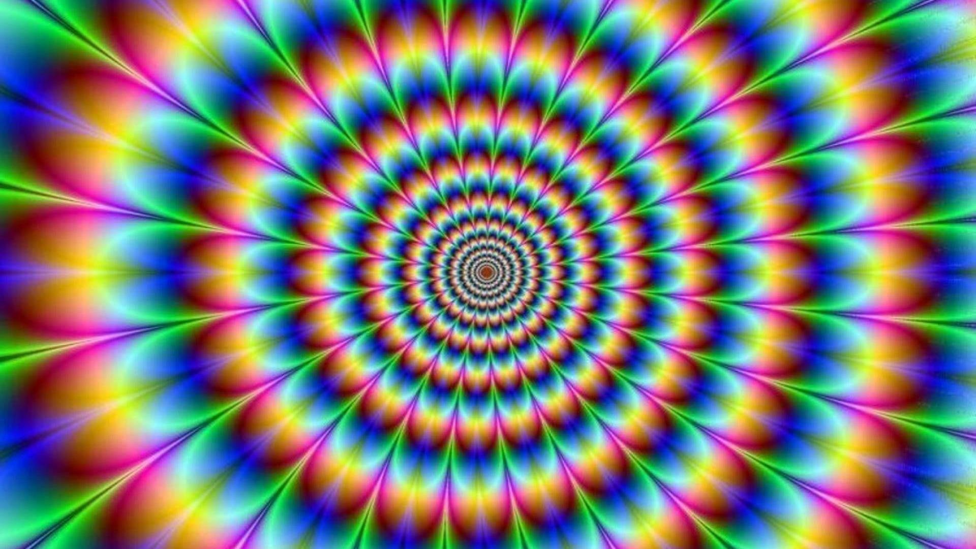 1920x1080 Black, pink, and white optical illusion HD wallpaper