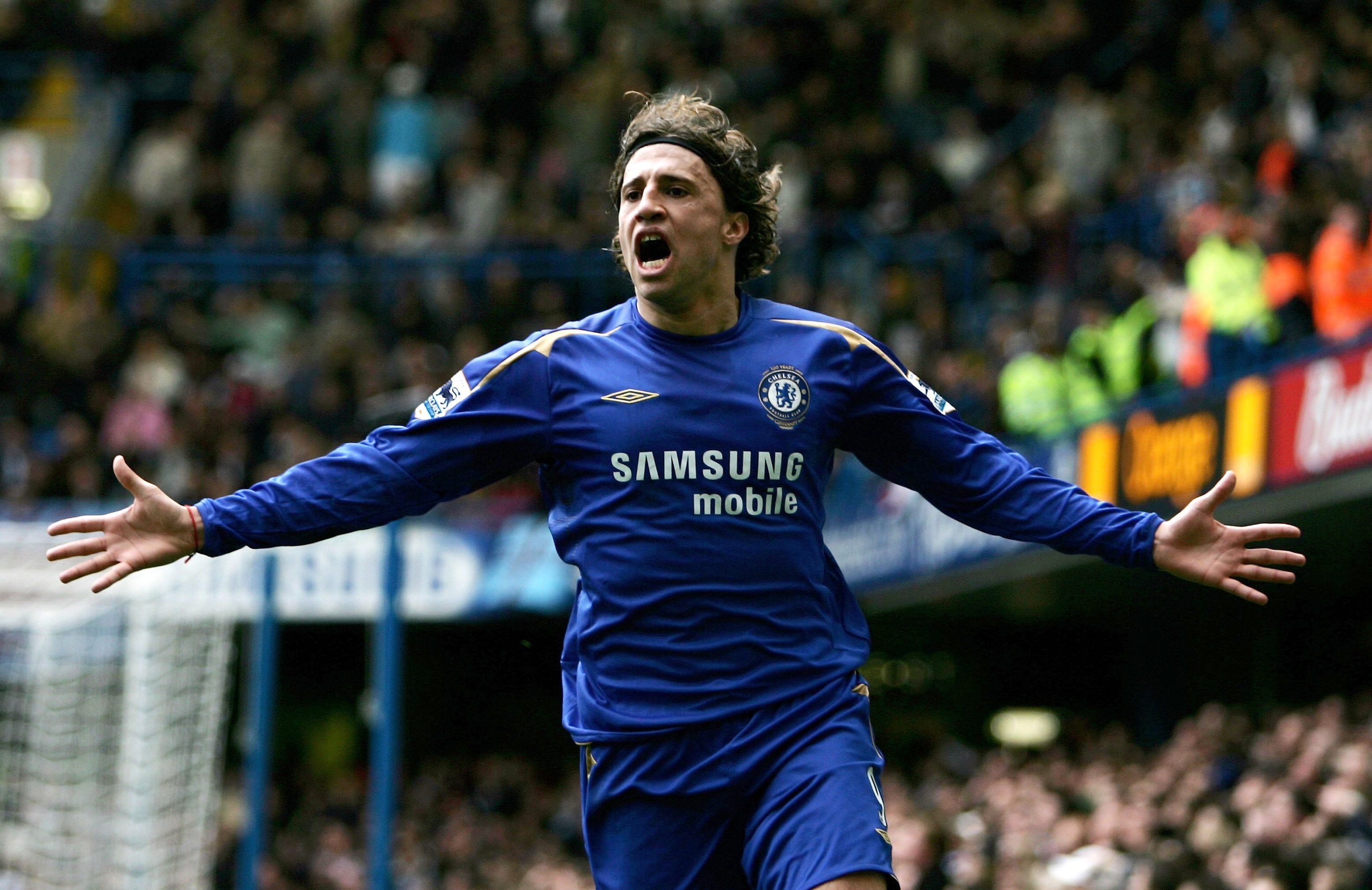 3111x2019 Chelsea hero Hernan Crespo looks completely different as short grey hair replaces iconic long locks