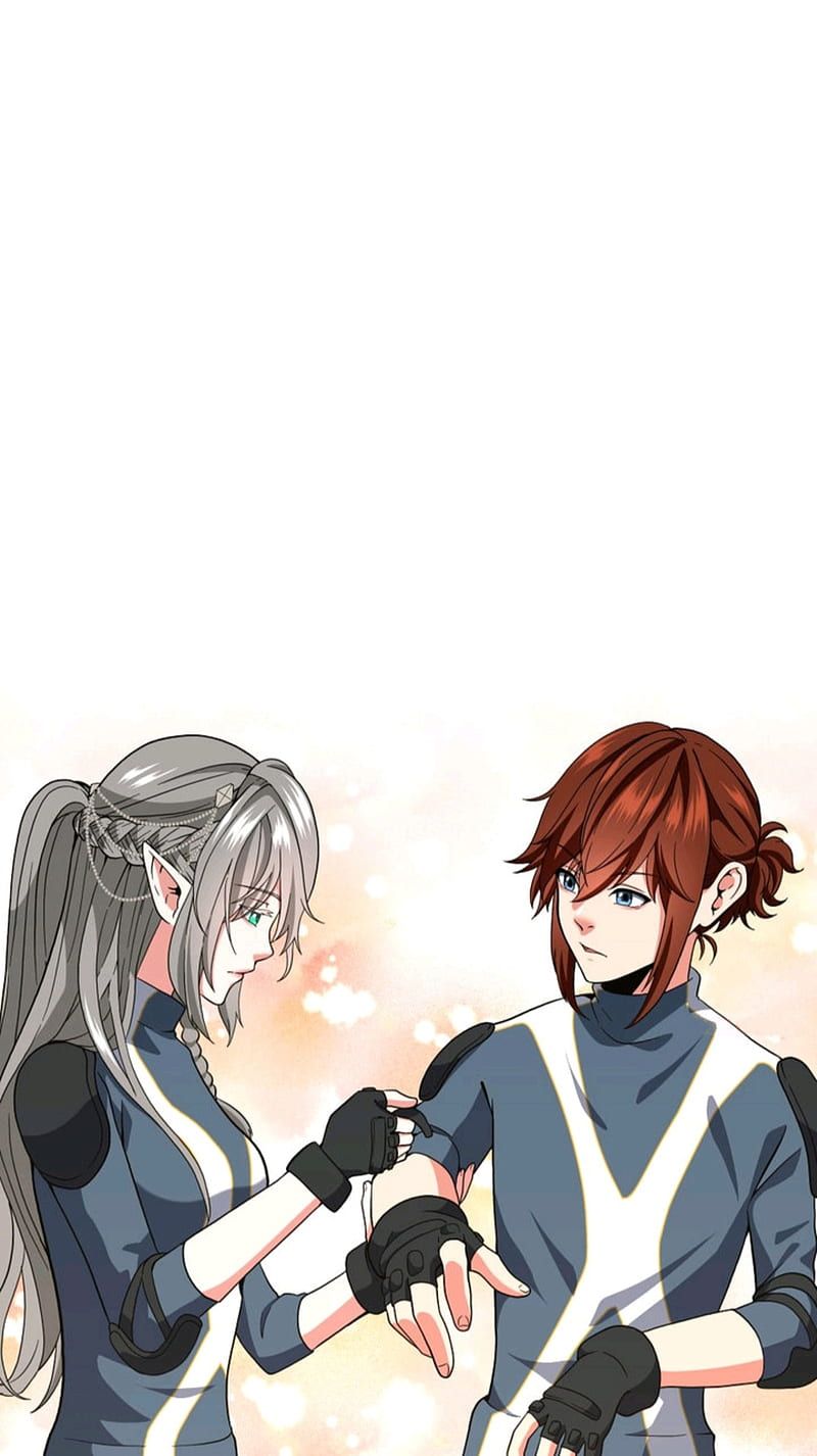 800x1426 Arthur x Tess, anime boy, anime girl, arthur, beginning after the end, school, HD phone wallpaper