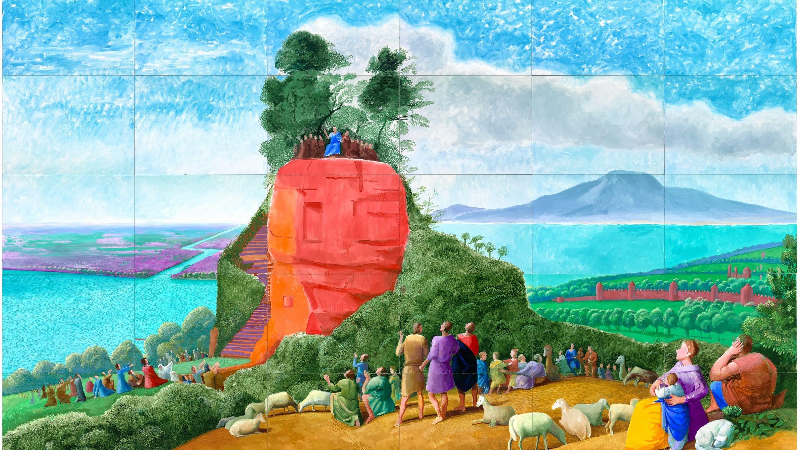 2560x1440 David Hockney Wallpaper