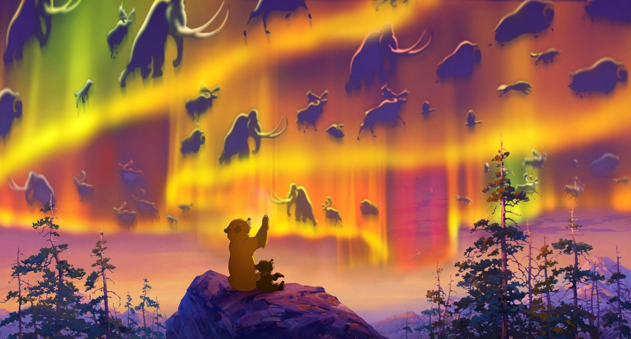 BROTHER BEAR disney family animation adventure comedy 1brotherbear wallpaper   2048x1206  583246  WallpaperUP