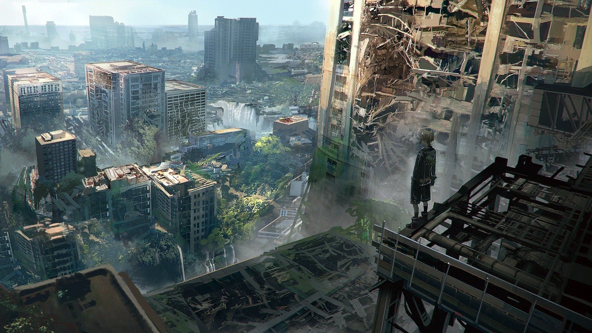 1920x1080 Post Apocalyptic Cityscape No.9 HD Wallpaper