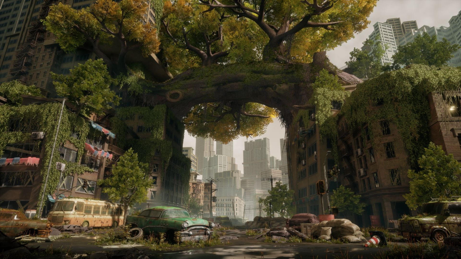1920x1080 Post Apocalypse City Asset Pack Cloud Studio