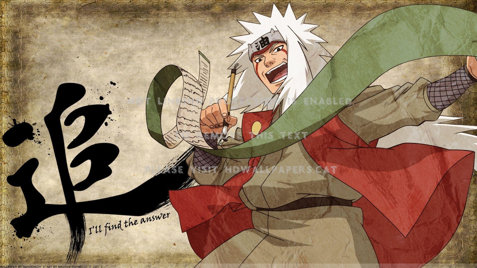 1920x1080 Ero Sennin Jiraiya Shinobi Frog Konoha Naruto Wallpaper